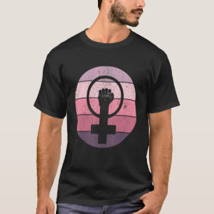 Feminist Symbol Female Equality Woman Up Cute Femi T-Shirt