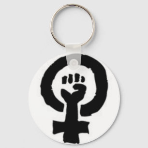 Feminist Symbol Key Ring