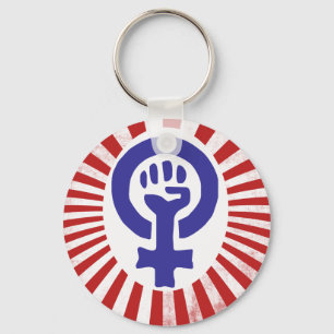 Feminist Symbol Key Ring