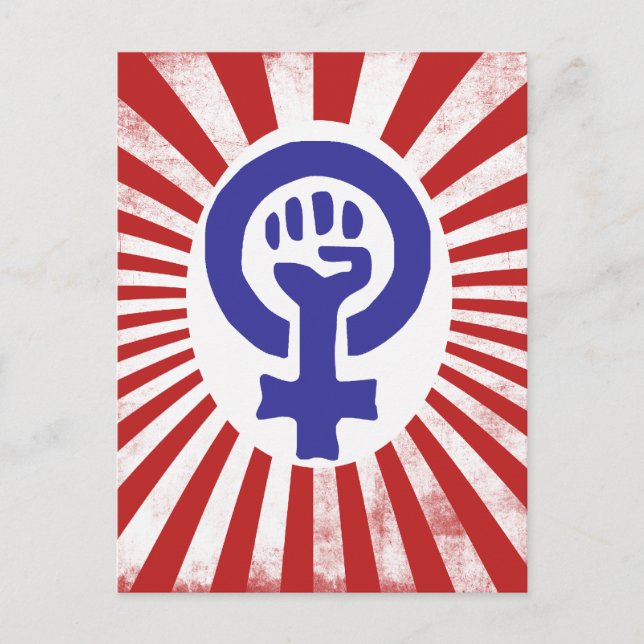 Feminist Symbol Postcard (Front)