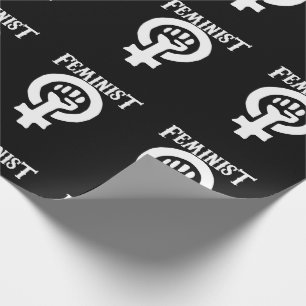 Feminist symbol wrapping paper