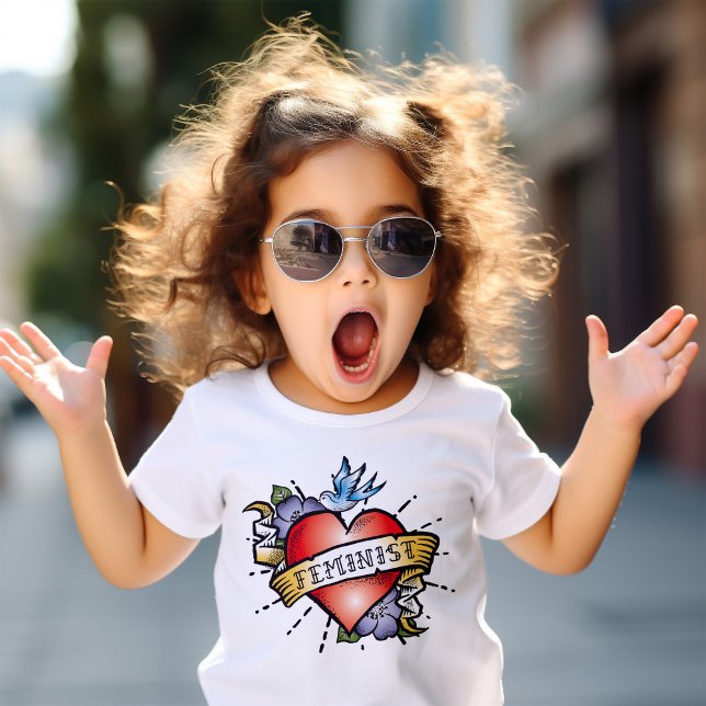 Feminist Toddler T-shirt (Be inspired and proud with our awesome feminist toddler tee shirt. )