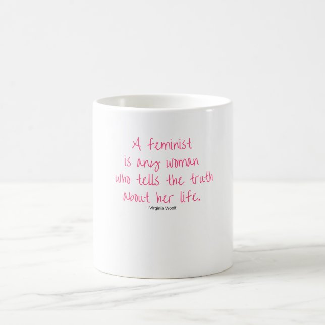 Feminist Virginia Woolf Mug (Center)