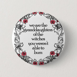 Feminist Witch 6 Cm Round Badge