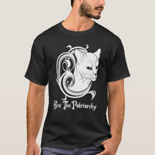 Feminist Witch Black Cat Hex The Patriarchy T-Shirt