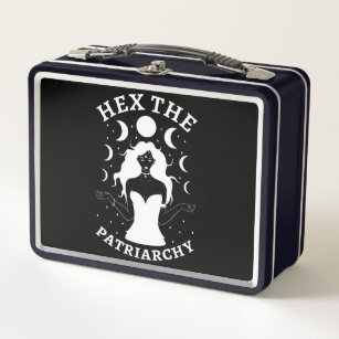 Feminist Witch - Hex The Patriarchy II Metal Lunch Box