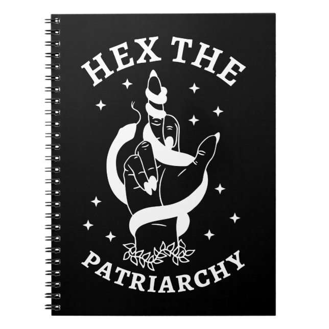 Feminist Witch - Hex The Patriarchy III Notebook (Front)