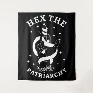 Feminist Witch - Hex The Patriarchy III Tapestry