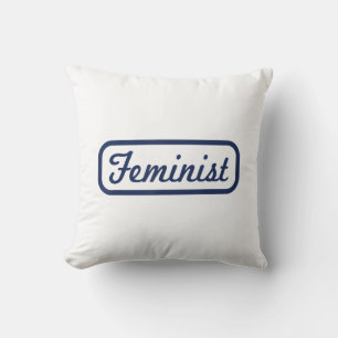 Feminist Woman Power Vintage T Shirt Tee Gift Cushion