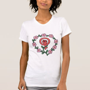 Feminist Women Empowerment Floral Gender Equality T-Shirt