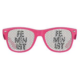Feminist women female girl me too equal woman kids sunglasses