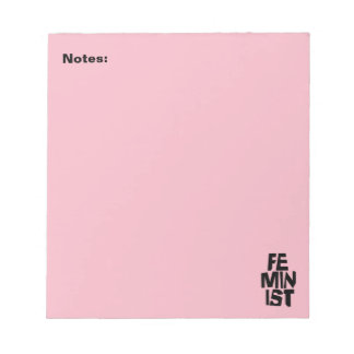 Feminist women female girl me too equal woman notepad