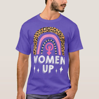 Feminist Womens Rights Female Empowerment Rainbow  T-Shirt