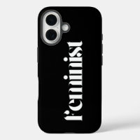 Feminist Women's Rights- Minimalist Black & White 