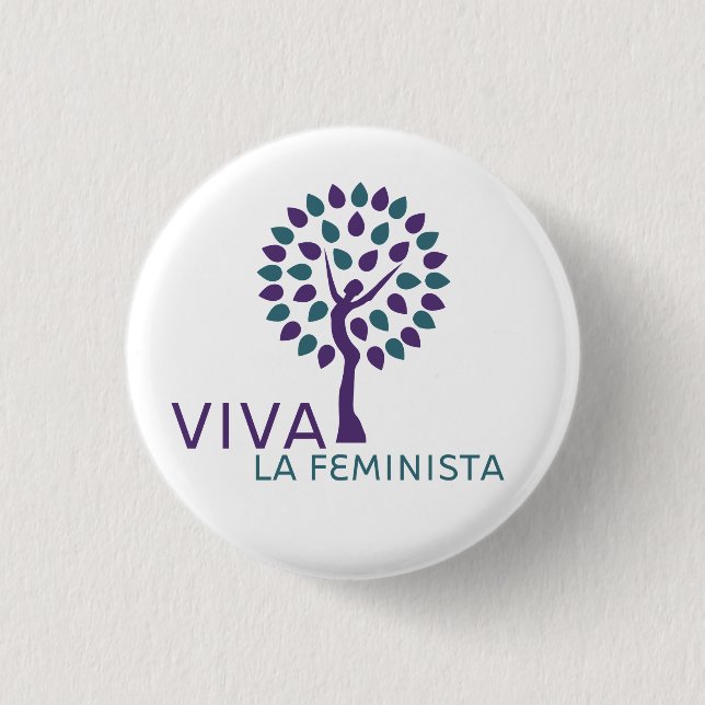 Feminista flair 3 cm round badge (Front)
