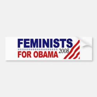 Feminists for Obama 2008 Bumper Sticker