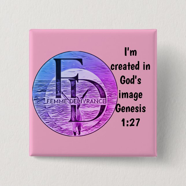 Femme Delivrance Button (Front)