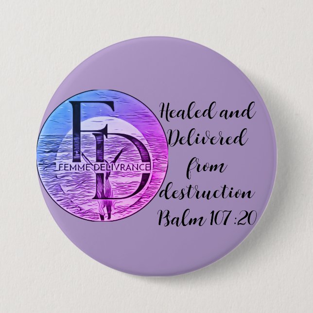 Femme Delivrance Button (Front)