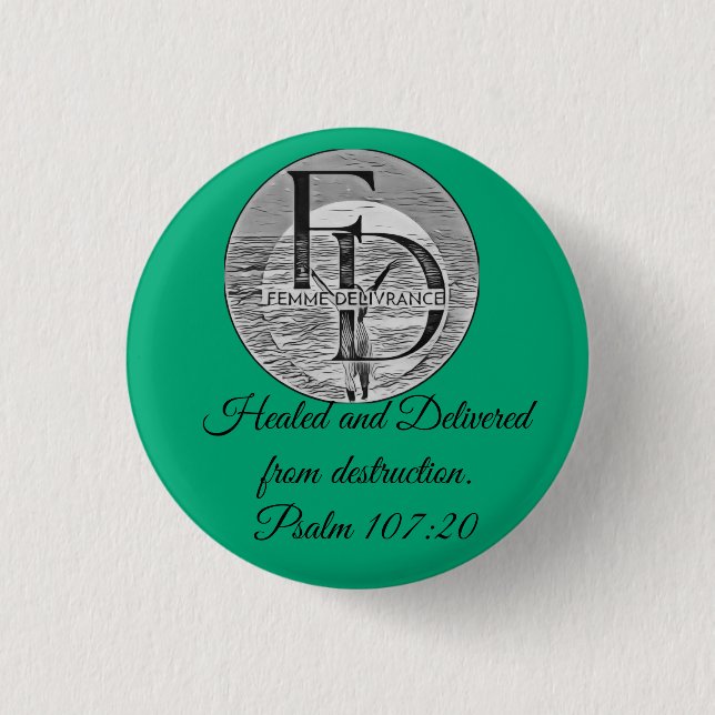 Femme Delivrance Button (Front)