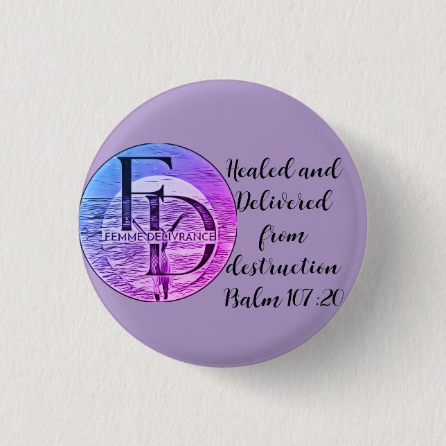 Femme Delivrance Button (Front)