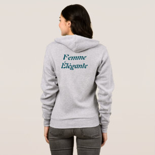 Femme Élégante T-Shirt Hoodie