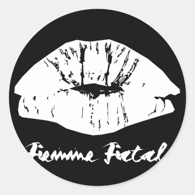 Femme Fatal Sticker (Front)