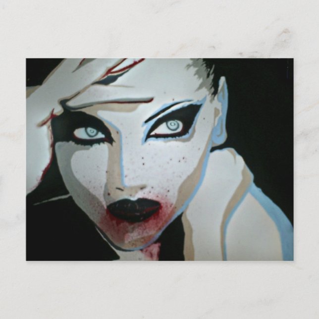 'Femme Fatale'  Postcard (Front)