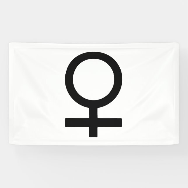 Femme Gender Symbol Banner (Horizontal)