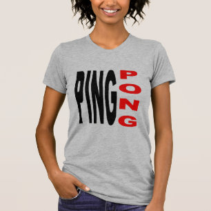 Femme jersey fine PING PONG T-shirt