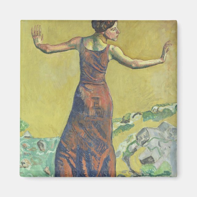 Femme Joyeuse Magnet (Front)