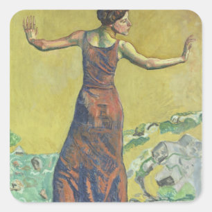 Femme Joyeuse Square Sticker