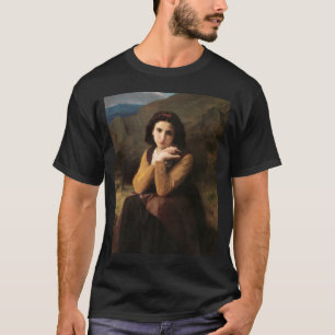 Femme Mignonne of Young Woman by Bouguereau T-Shirt