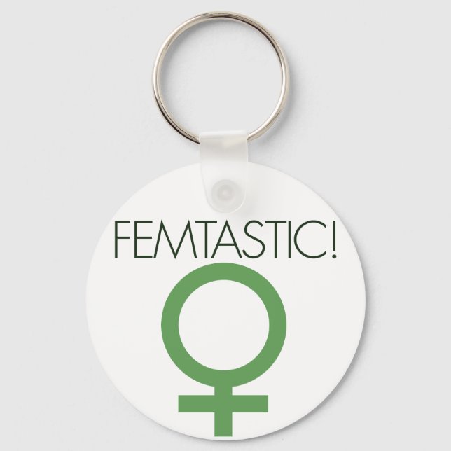 Femtastic Female symbol Key Ring (Front)