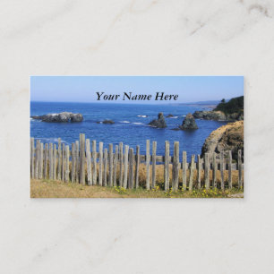 Fence by the Sea Business Card