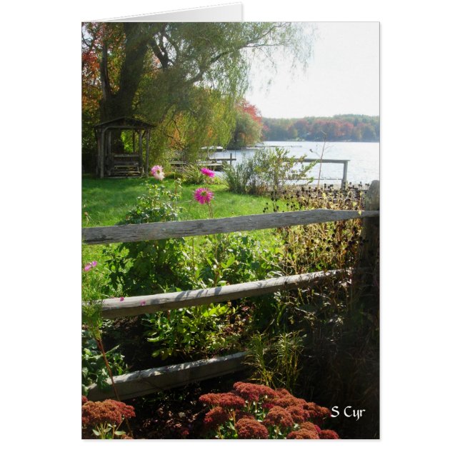 Fence, Flowers, Foliage, S Cyr (Front)