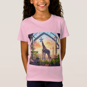 Fence Friends– Cartoon Giraffes T-Shirt