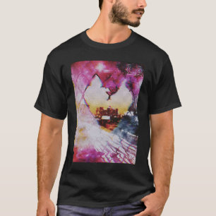 Fenced Love  Los Angeles Vaporwave Aesthetic Glitc T-Shirt