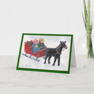 Fencepost Folks Warm holiday Wishes Card