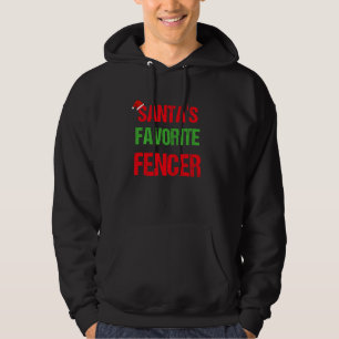 Fencer Funny Pajama Christmas Hoodie