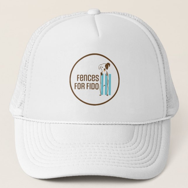 Fences For Fido Baseball Cap (Front)