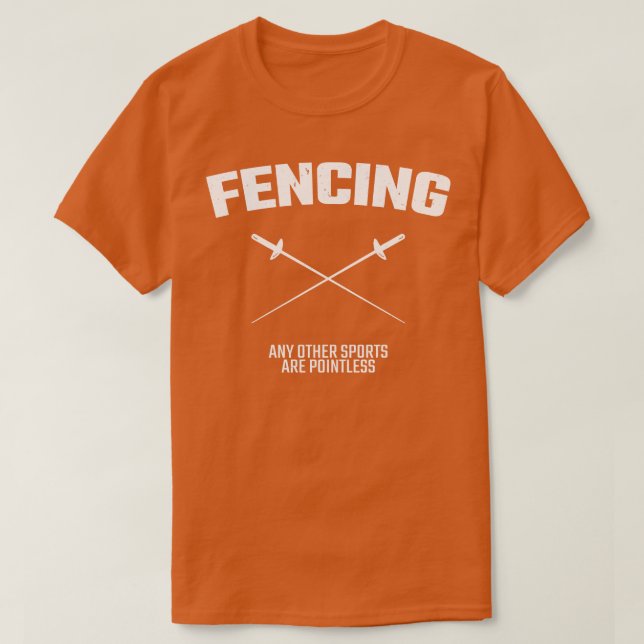 fencing 9 T-Shirt (Design Front)