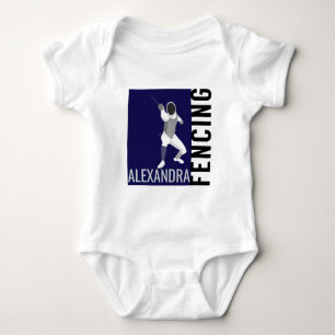 Fencing Baby Bodysuit