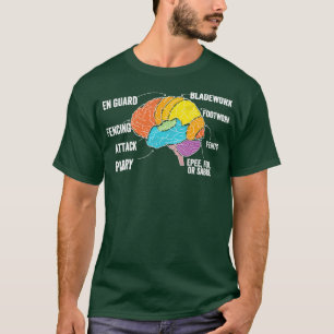 Fencing Brain Of A Fencer T-Shirt