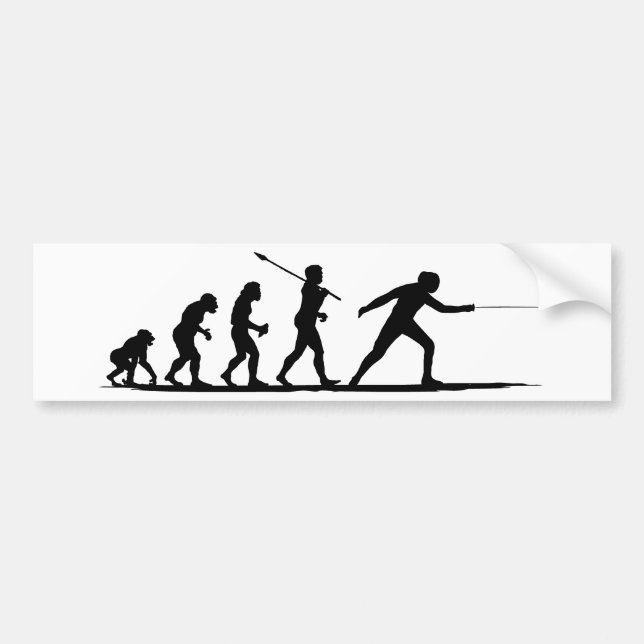 Fencing Bumper Sticker (Front)