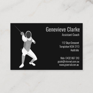 Fencing Business Card