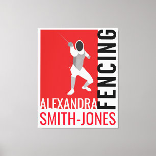 Fencing Canvas Print