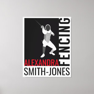 Fencing Canvas Print
