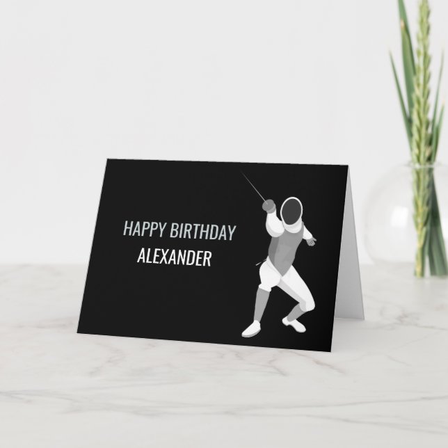 Fencing Card (Front)