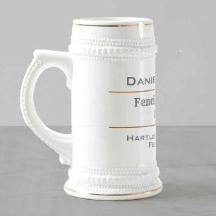 Fencing Champion Beer Stein