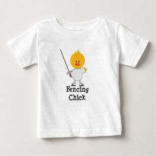 Fencing Chick Infant Tee